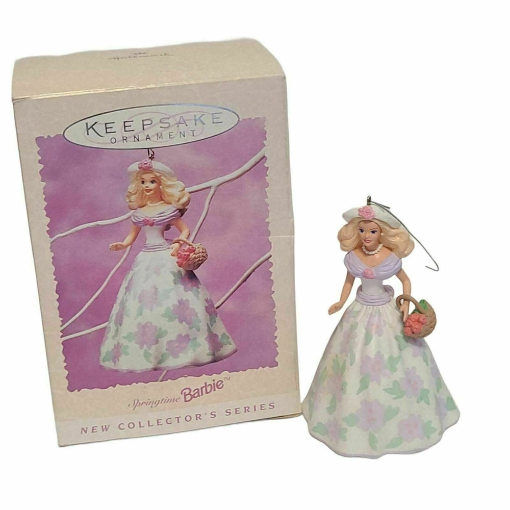 Hallmark Keepsake‎ Springtime Barbie New Collector Series Ornament NIB